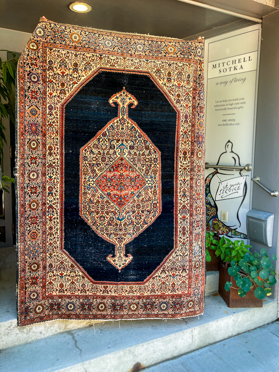 Antique 1920s Possibly Mohtasham Kashan Persian 6x4ft Woven Wool Rug - Image 18