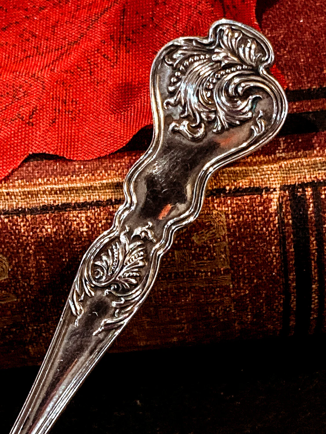 Antique Paye & Baker Sterling Silver Quote Novelty Toast Spoon - Image 8
